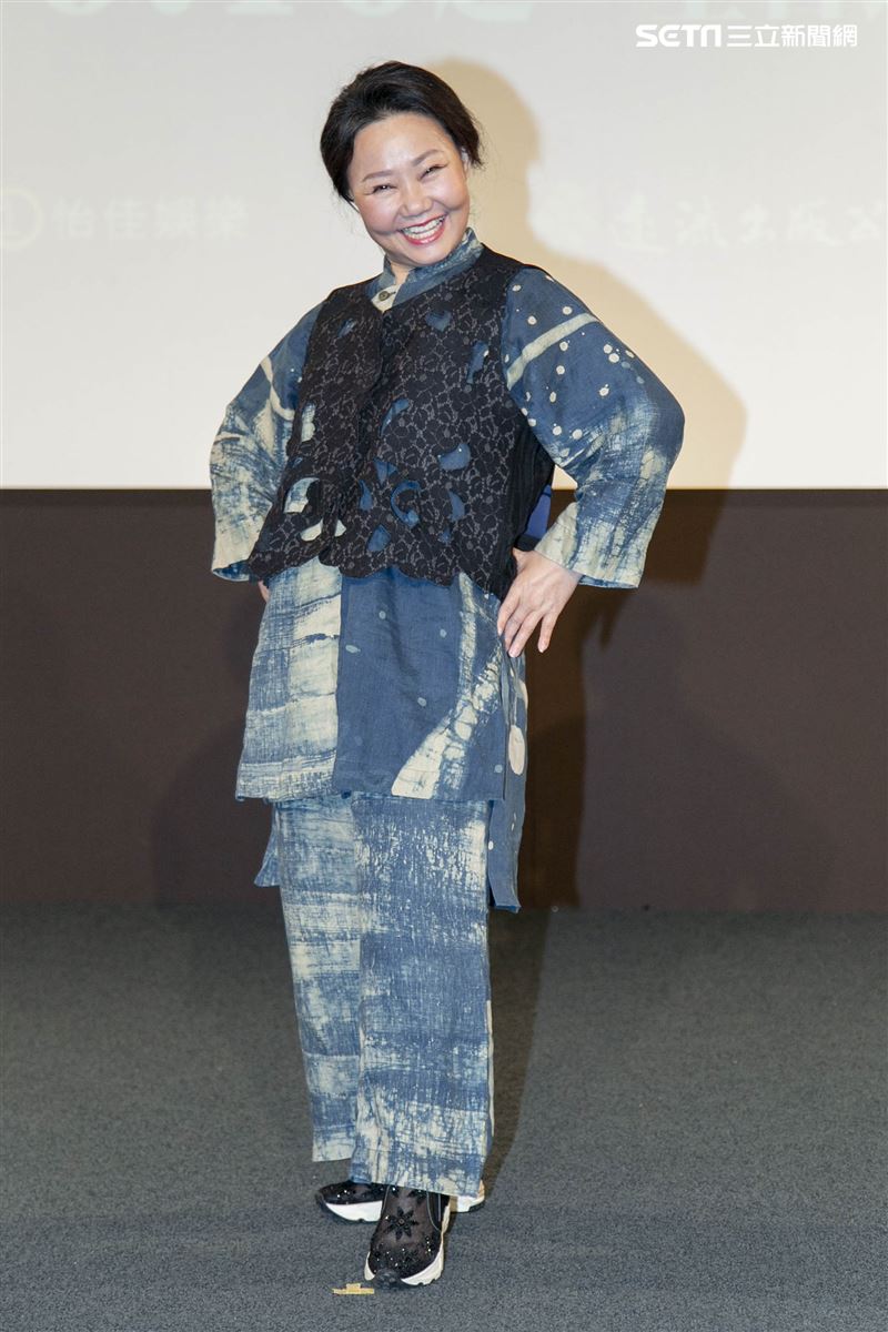 《用九柑仔店》改編為舞台劇，呂雪鳳出席記者會。（圖／記者楊澍攝影）