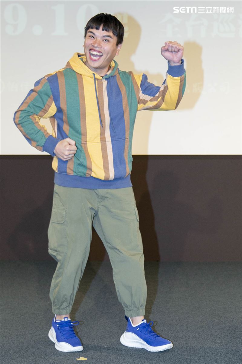 《用九柑仔店》改編為舞台劇，林木森出席記者會。（圖／記者楊澍攝影）
