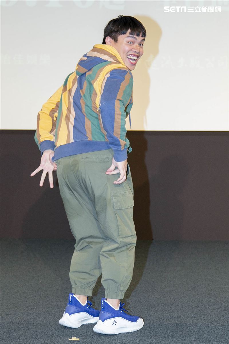 《用九柑仔店》改編為舞台劇，林木森出席記者會。（圖／記者楊澍攝影）