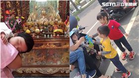 獨／媽祖的孩子長大了！2歲童遶境發結緣品　小志工學付出 圖／廖先生授權提供