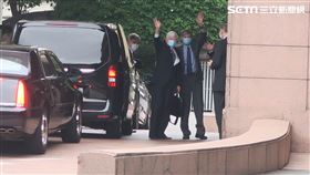 美國前參議員陶德、前副國務卿史坦柏格15日赴行政院拜會蘇貞昌。（圖／記者盧素梅攝影）