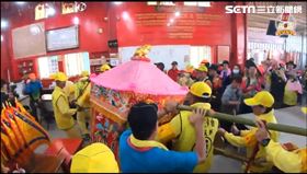 白沙屯媽15日駐駕土庫六房媽紅壇 翻攝白沙屯拱天宮youtube直播