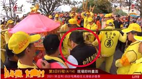 白沙屯媽祖，西螺大橋，撩溪，被勸退，拱天宮副主委洪金鐘