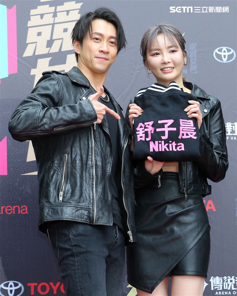 電競比賽節目《全明星電競女神》，由隊長陳漢典帶領跨界的六位女星陳妤、解婕翎、舒子晨、蘿莉塔、凱莉、洗菜，組成的高顏值「全明星電競女神戰隊」。（圖／記者楊澍拍攝）