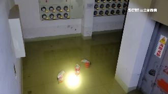 限水期大漏水　台中自來水淹地下機房