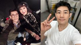 小明明、施易男。（圖／翻攝自施易男臉書）