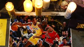 ▲「籃球之神」喬丹（Michael Jordan）將擔任布萊恩（Kobe Bryant）入主名人堂儀式引薦人。（圖／美聯社／達志影像）