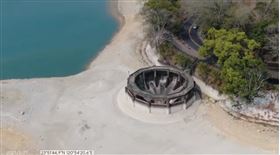 日月潭溢流井，神秘黑洞，乾旱