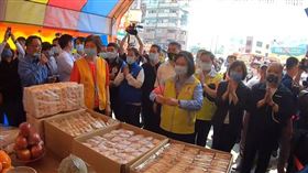 蔡英文、徐國勇、鄭文燦到北港　白沙屯媽祖在北辰派出所（圖／白沙屯拱天宮YouTube授權）