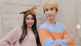 采子,邱鋒澤,翻攝自采子IG