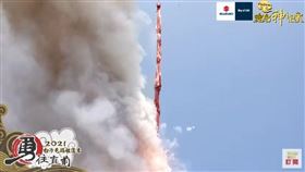 雲林北港 1.5億吊車 62米 20層樓高吊炮歡迎白沙屯媽祖