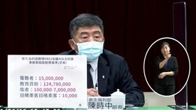 0416陳時中講太魯閣捐款（圖／翻攝自衛福部直播）