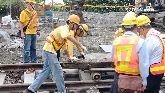 東正線搶修超前　盼能在4/19通車