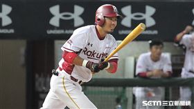 ▲樂天桃猿二壘手郭嚴文。（圖／記者劉彥池攝影）