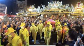 新／10萬急行軍出發！白沙屯媽「進火完成」深夜起駕回鑾（圖白沙屯拱天宮提供）