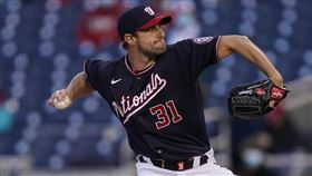 ▲薛澤（Max Scherzer）生涯三振數超越賽揚（Cy Young）。（圖／美聯社／達志影像）