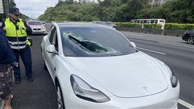 國道,國道3號,中和,特斯拉,木板,擋風玻璃