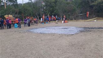 新／現場畫面曝！16廟方人員遭炸傷