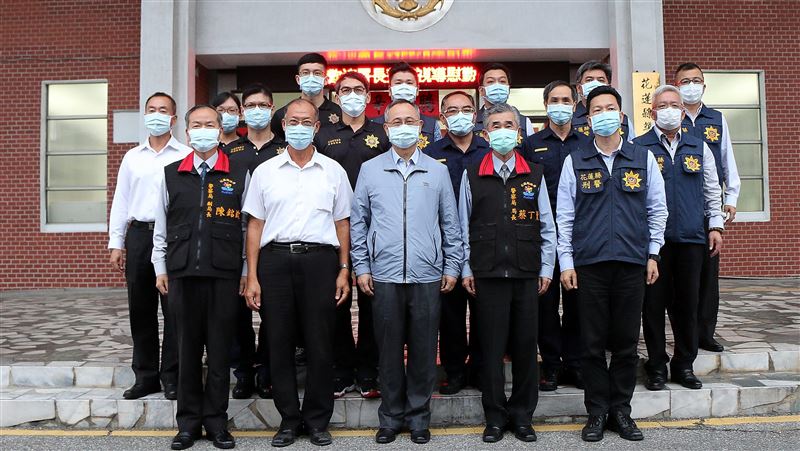 勉員警救災辛勞　警政署長赴花蓮慰問