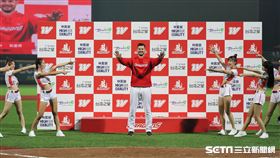 ▲味全龍先發投手布里悍5.2局無失分，獲選單場MVP。（圖／記者劉彥池攝影）