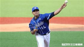 ▲富邦悍將先發投手邦威。（圖／記者劉彥池攝影）