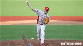 ▲味全龍先發投手布里悍。（圖／記者劉彥池攝影）