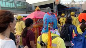 ▲白沙屯媽祖抵苗栗苑裡鎮（圖／記者劉沛妘攝影）