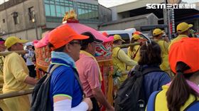 ▲白沙屯媽祖抵苗栗苑裡鎮（圖／記者劉沛妘攝影）