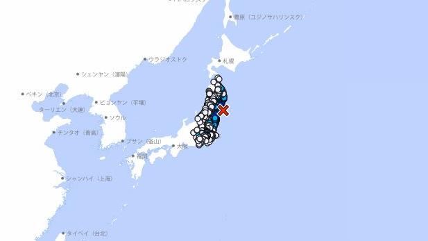 宮城外海規模5.8地震　無海嘯危險