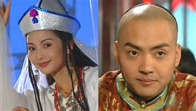 《還珠》蕭劍、香妃。微博