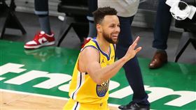 Stephen Curry。（圖／翻攝自勇士官方推特）