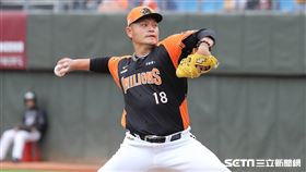 ▲統一獅投手潘威倫。（圖／記者劉彥池攝影）