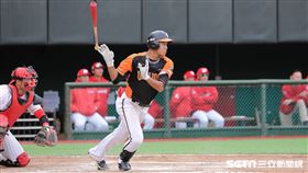 ▲統一獅三壘手林子豪。（圖／記者劉彥池攝影）