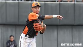 ▲統一獅三壘手林子豪。（圖／記者劉彥池攝影）
