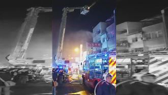 台中大火3童亡　消防員慟：困樓梯間