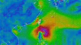 強颱「舒力基」。（圖／翻攝自中央氣象局）