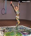 Miya夏米雅新書「四核心瑜珈」、「如瑜得水寫真文集」雙喜發表。（記者邱榮吉/攝影）