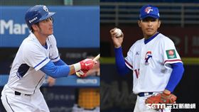▲富邦悍將外野手陳真、波士頓紅襪劉致榮。（圖／記者劉彥池、王怡翔攝影）