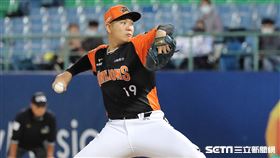 ▲統一獅先發投手古林睿煬。（圖／記者劉彥池攝影）