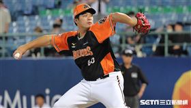 ▲統一獅投手鄭鈞仁。（圖／記者劉彥池攝影）