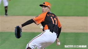 ▲統一獅先發投手古林睿煬。（圖／記者劉彥池攝影）