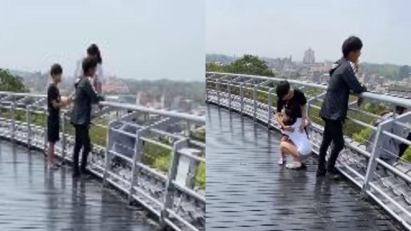 急勸「別爬欄杆」屁孩情侶嗆：X你娘