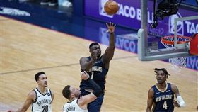 ▲威廉森（Zion Williamson）攻下全場最高33分。（圖／美聯社／達志影像）