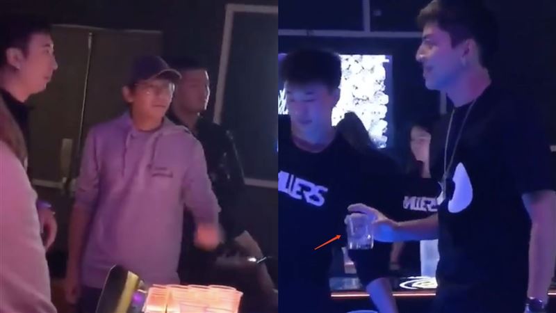 與千億富少現身酒吧　王大陸乾杯片曝