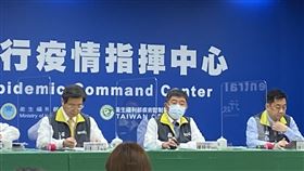 指揮官陳時中說明疫情與疫苗假。（圖／記者簡浩正攝影）