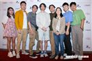 Youtuber黃大謙、小玉、笑笑、導演陳芝安、導演謝欣志、簡宏榮、夫夫之道出席公視紀實《為寂寞在唱歌》首映記者會。（圖／記者楊澍攝影）