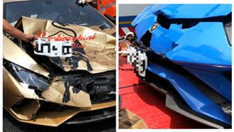 藍寶堅尼國道追撞　天價維修費曝光