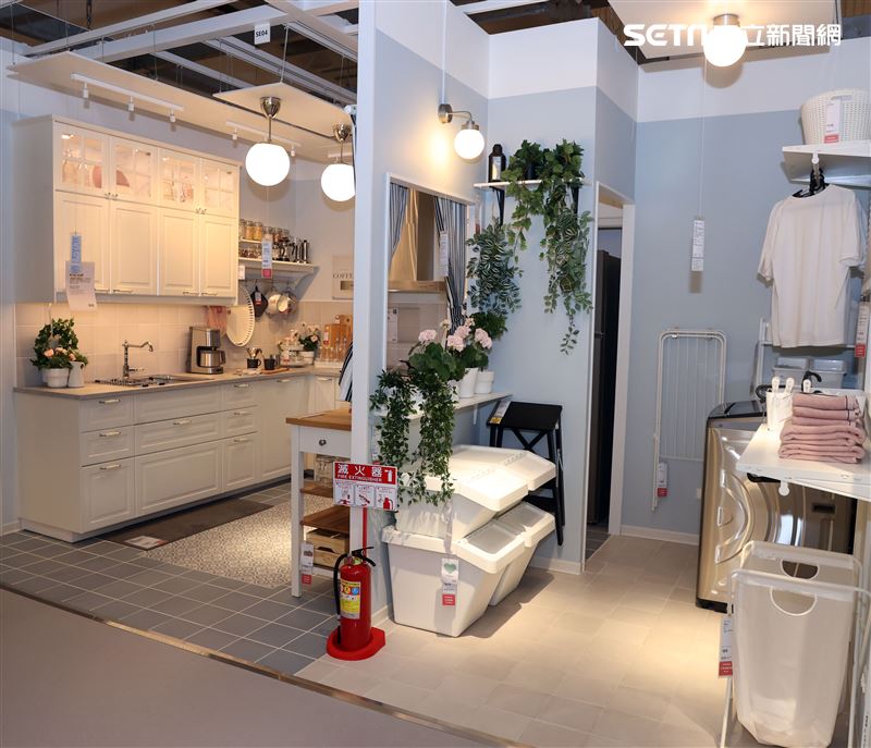 IKEA宜家家居内湖店即將開幕，獨有的特色結合大台北地區小坪數居家空間的展示間需求，展間超好逛服務更完善、設計更環保、親子專屬空間。（記者邱榮吉/攝影）