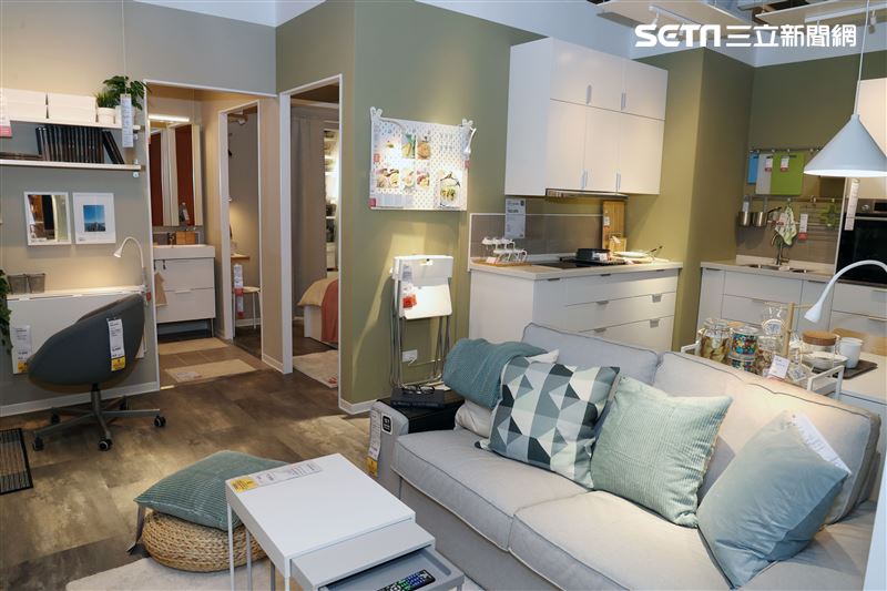 IKEA宜家家居内湖店即將開幕，獨有的特色結合大台北地區小坪數居家空間的展示間需求，展間超好逛服務更完善、設計更環保、親子專屬空間。（記者邱榮吉/攝影）