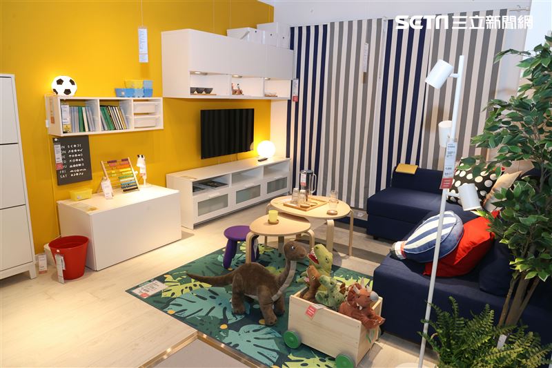 IKEA宜家家居内湖店即將開幕，獨有的特色結合大台北地區小坪數居家空間的展示間需求，展間超好逛服務更完善、設計更環保、親子專屬空間。（記者邱榮吉/攝影）